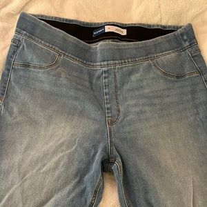 Old navy light wash jeggings size 18